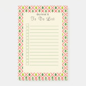 Gewatteerde kerstbomen te doen lijst Post-it notit Post-it® Notes (Voorkant)