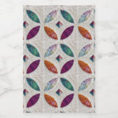 gewatteerde labelset voedselcontainer etiket (Enkel label)