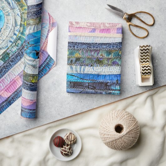 Gewatteerde ovale tapijt ontwerp cadeaupapier (Crafts)