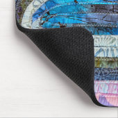 Gewatteerde ovale tapijt ontwerp muismat (Hoek)