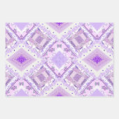 gewatteerde paarse inpakpapier vel (Voorkant)