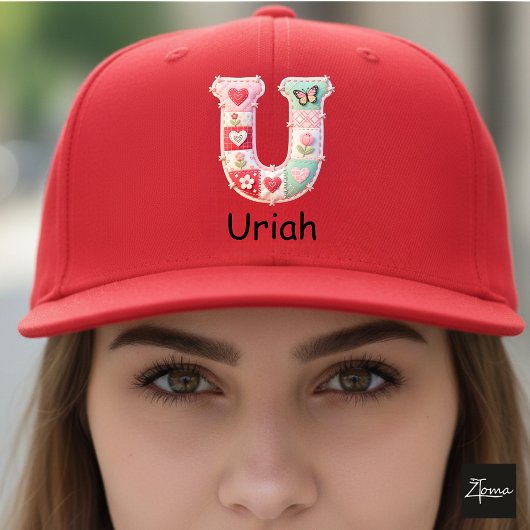 Gewatteerde Patchwork Beginletter U Kinderkamer Trucker Pet