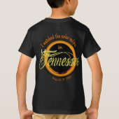 Gewatteerde Shirten van TN-Kind op zonne-energie T-shirt (Achterkant)