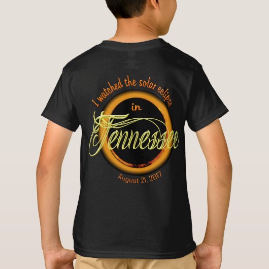 Gewatteerde Shirten van TN-Kind op zonne-energie T-shirt (Achterkant)