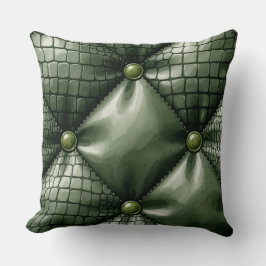 Gewatteerde stof met Crocodile Skin Imitation van  Kussen