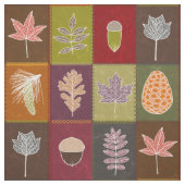 gewatteerde valblaadjes stof (Swatch)