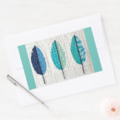 Gewatteerde veren Sticker (Envelop)