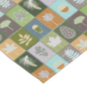 Gewatteerde zomerbladeren tafelkleed (Gekanteld)