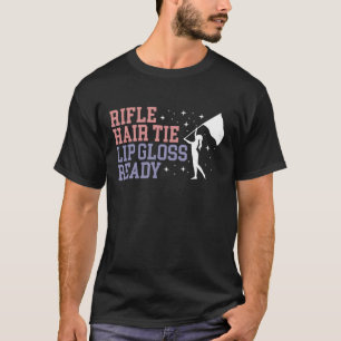 Geweer Haarstrik Lipglans Klaar Kleur Garde Vlag T-shirt