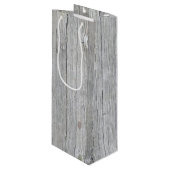geweerd hout wijn cadeautas (Voorkant Gekanteld)