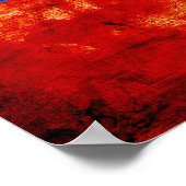 Geweetherde Chileense vlag Poster (Hoek)