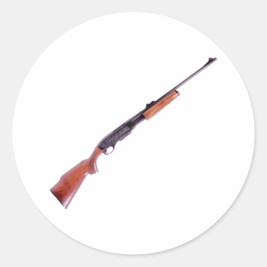 Gewehr rifle ronde sticker (Voorkant)