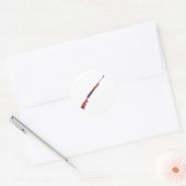 Gewehr rifle ronde sticker (Envelop)