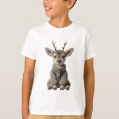 Geweide Sweater Herten Kinderen T-shirt (Voorkant)