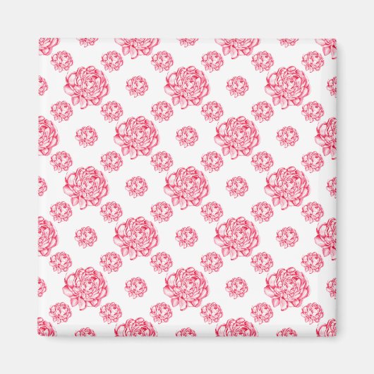 Geweien met bloemen magneet (Voorkant)