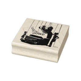 “Geweigerd” - Ondertekend, De Printer Rubberstempel