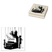 “Geweigerd” - Ondertekend, De Printer Rubberstempel (Gestempeld)