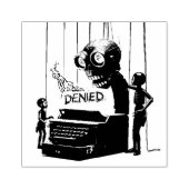 “Geweigerd” - Ondertekend, De Printer Rubberstempel (Afrduk)