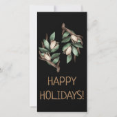 Geweih mit grünem tak Postkaart Bedankkaart (Voorkant)