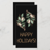 Geweih mit grünem tak Postkaart Bedankkaart (Voorkant / Achterkant)