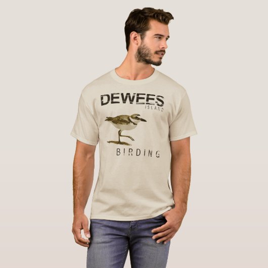 Geweken eiland Birding T-Shirt (Voorkant volledig)