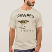 Geweken eiland Birding T-Shirt (Voorkant)