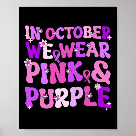 Geweld binnen het gezin en borstkanker poster (Voorkant)