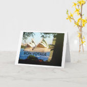 "GEWELD, BON VOYAGE, MAKE MEMORIES" KAART (Gele Bloem)