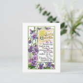  geweld en religieuze paasdagen feestdagenkaart (Staand voorkant)