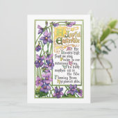  geweld en religieuze paasdagen feestdagenkaart (Staand voorkant)