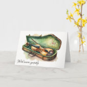 geweld in Hoesje Kaart (Gele Bloem)