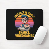 Geweld Is Cool Dankzij Videogames Grappige Retro S Muismat (Met muis)