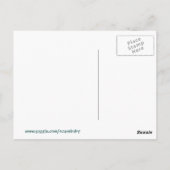 Geweld is NOOIT het antwoord Tshirts Briefkaart (Achterkant)