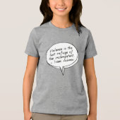 Geweld Tri-Blend Shirt (Voorkant)