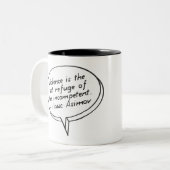 Geweld Tweekleurige Koffiemok (Voorkant links)