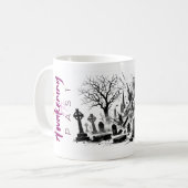 Gewelddadig ontwaken uit het verleden koffiemok (Voorkant links)