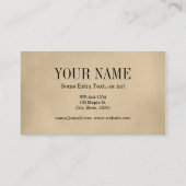  gewelddadige illustratie visitekaartje (Achterkant)