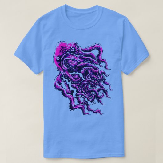 Gewelddadige octopus t-shirt (Design voorkant)