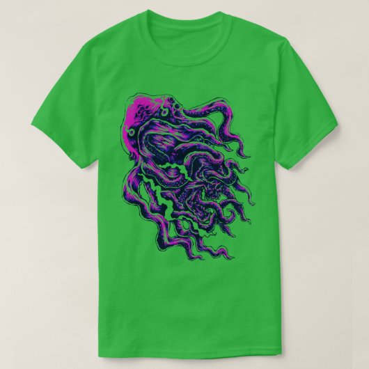 Gewelddadige octopus t-shirt (Design voorkant)