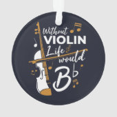 Gewelddadige vakantie zonder geweld zou een vlam z ornament (achterkant)