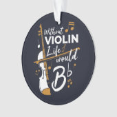 Gewelddadige vakantie zonder geweld zou een vlam z ornament (voorkant)