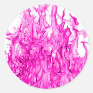 Gewelddadige vlam en violette vuurcadeaus uit St. Ronde Sticker