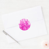 Gewelddadige vlam en violette vuurcadeaus uit St. Ronde Sticker (Envelop)
