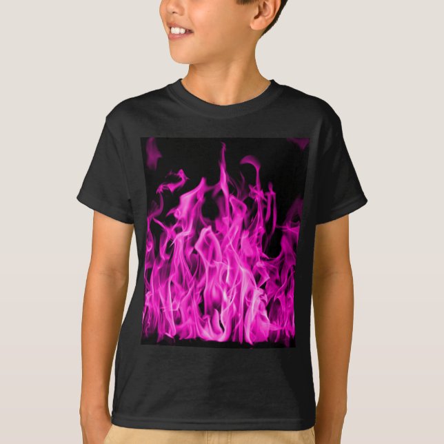 Gewelddadige vlam en violette vuurcadeaus uit St.  T-shirt (Voorkant)