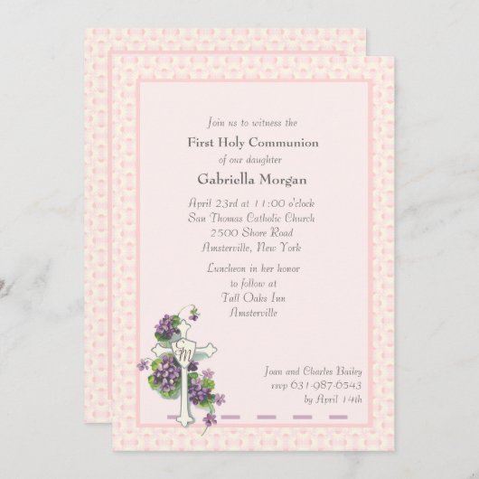 Gewelddadigheden en uitnodiging voor kruisbestuivi (Voorkant / Achterkant)