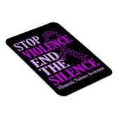 Gewelddadigheidsteun voor huiselijk geweld magneet (Rechterzijde)