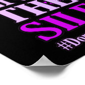 Gewelddadigheidsteun voor huiselijk geweld poster (Hoek)