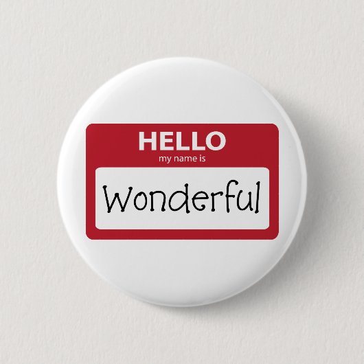 geweldig 001 ronde button 5,7 cm (Voorkant)