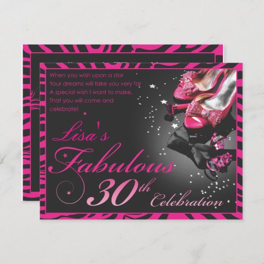 Geweldig 30ste! kaart (Voorkant / Achterkant)