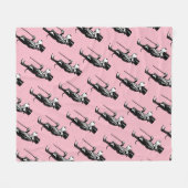 Geweldig abstract Dane patroon Fleece Deken (Voorkant (Horizontaal))